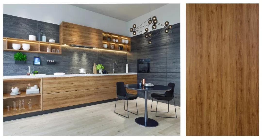 恒峰g22生态板免漆板巴西古橡花色